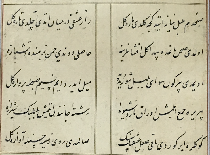 History of the Ottoman Turkish language written in Arabic letters